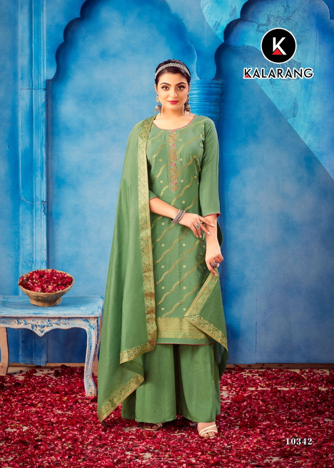 Kalarang Amoha 10341-10344 Wholesale Dress Material Catalog